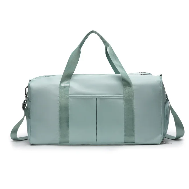 Wholesale Small Custom Unisex Pack Tote Logo Pink Canvas Women Men Duffle Duffel Weekender Travel Female Sport Gym Bag