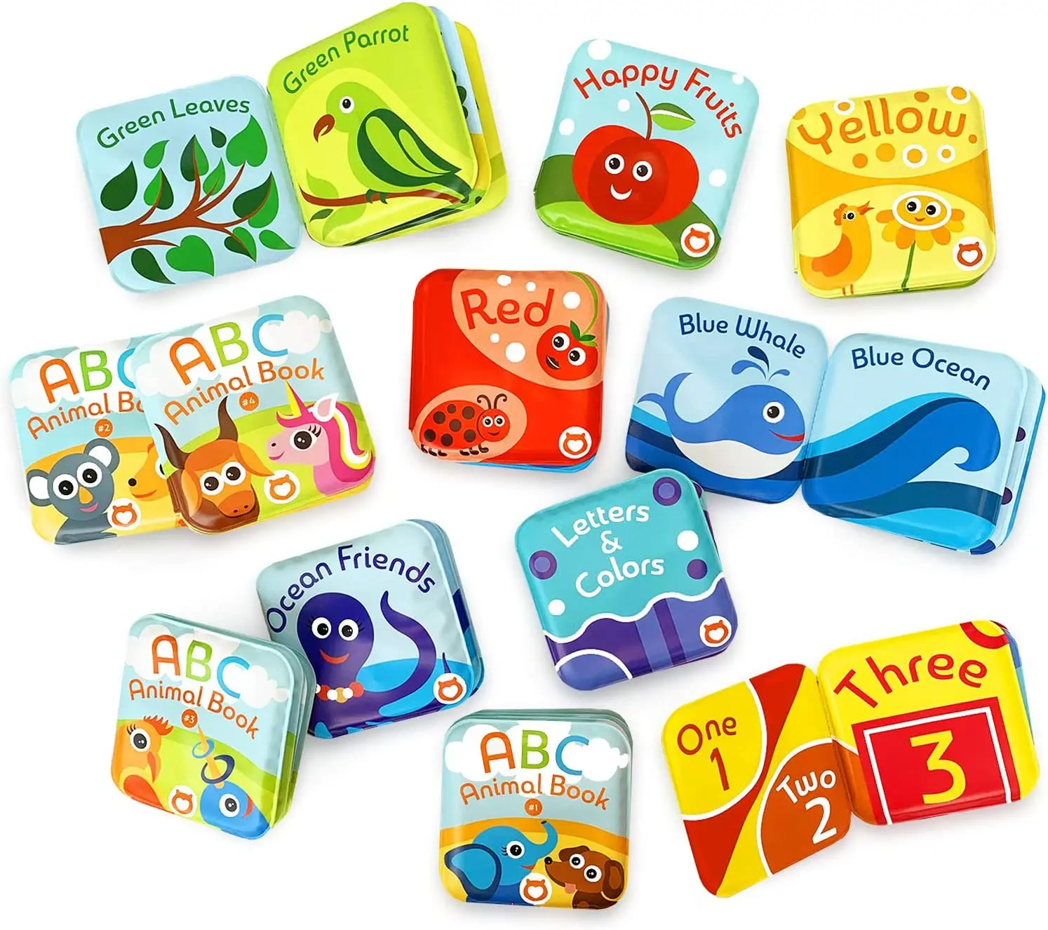 Customized Children folding pockets book Education Fabric  Cute cover travel binding Soft baby sensory  Cloth Books For Kids