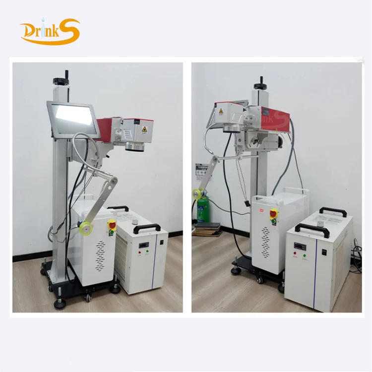 355nm 15W 10W 7W 5W UV Laser Marking Machine With 360 Rotary For Glass Bottle Mirror Plastic Metal