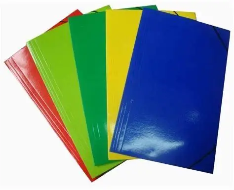 Hot sale   paper file folder with elastic closures