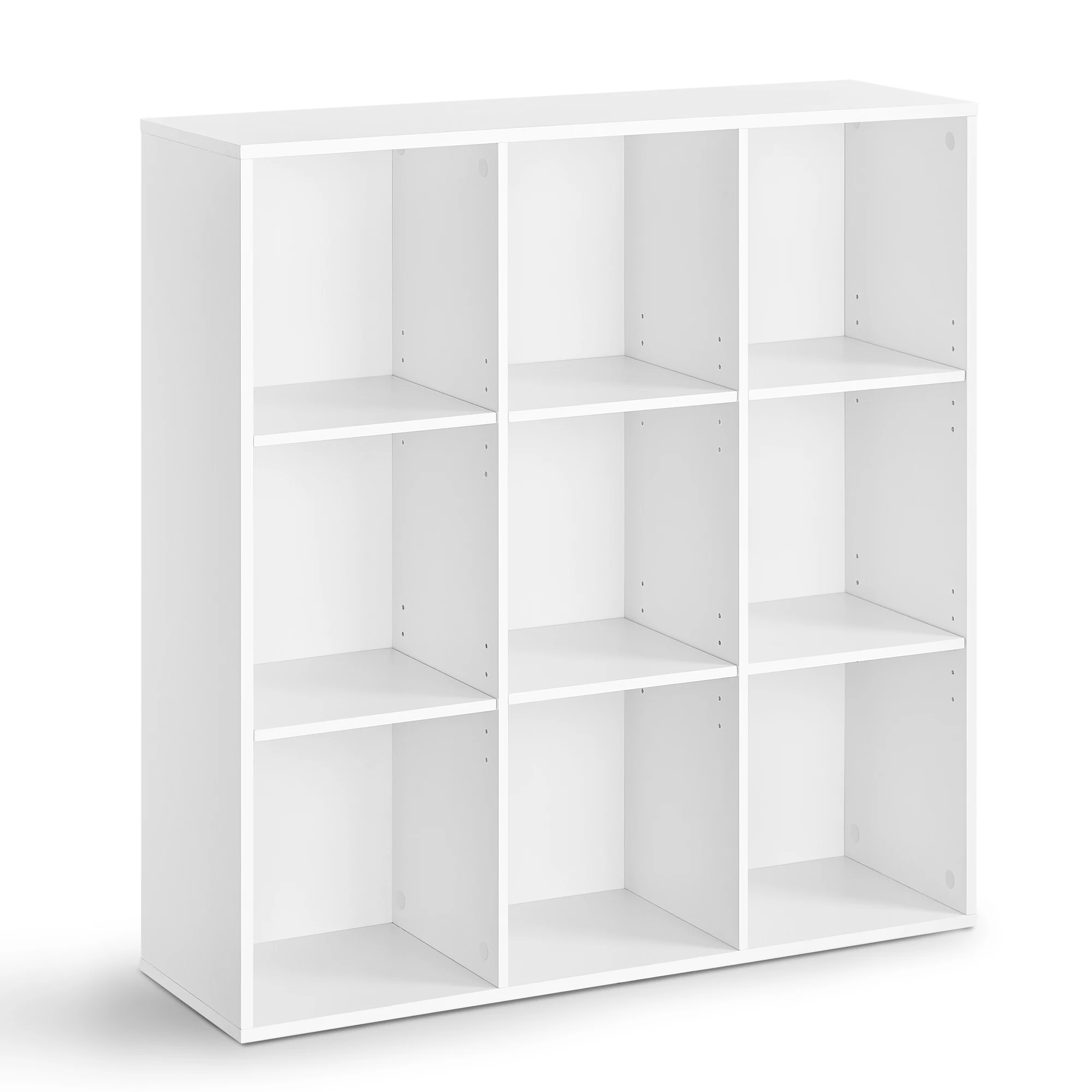 VASAGLE New Design Wood 9 compartments office shelf CD DVD Display Shelves bookcase for living room