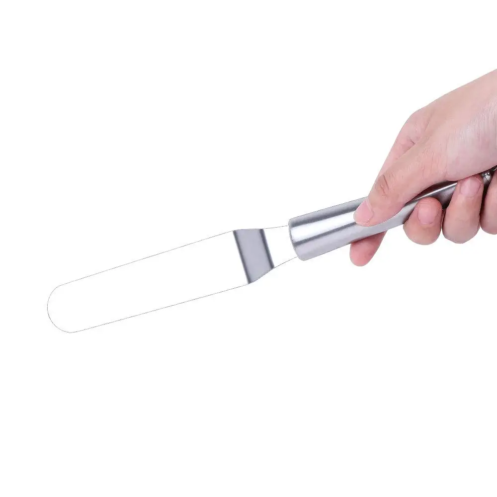 3 шт./упаковка, шпатель для украшения тортов, из нержавеющей стали