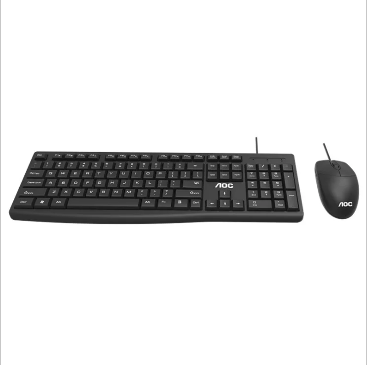151  2021 Cheap Price Wired Business Mute Office Keyboard And Mouse Combo