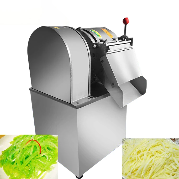 Commercial Potato Cutting Machine Electric Slicer Vegetables Cut Dicing Machine Ginger Cutter Shredder Food Processor
