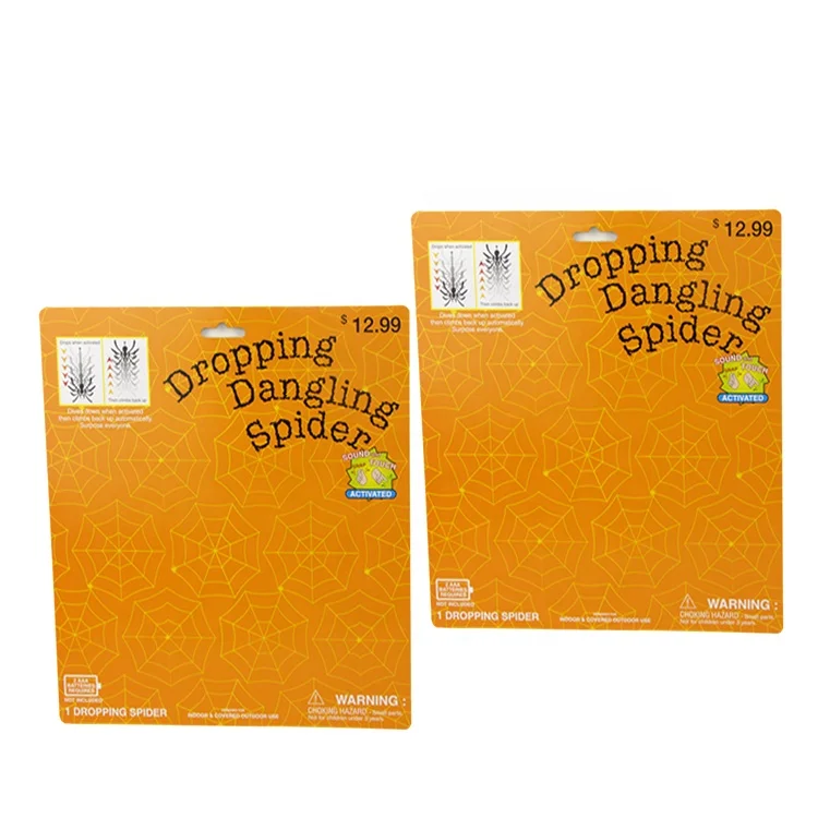 Оптовая продажа подвесных бумажных открыток с индивидуальным принтом, блистерная упаковка для витрин, бумажных открыток