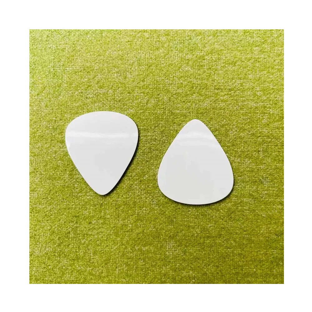 2022 Personalized Metal Sublimation Guitar Picks Double Sided Sublimation Printable Guitar Pick Aluminum Blank for Digital Print