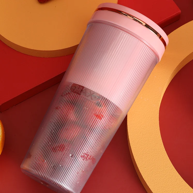 380ML Fruit Blender Portable Electric Bottle Blender Rechargeable Juicer Cup Plastic Household Kitchen Product