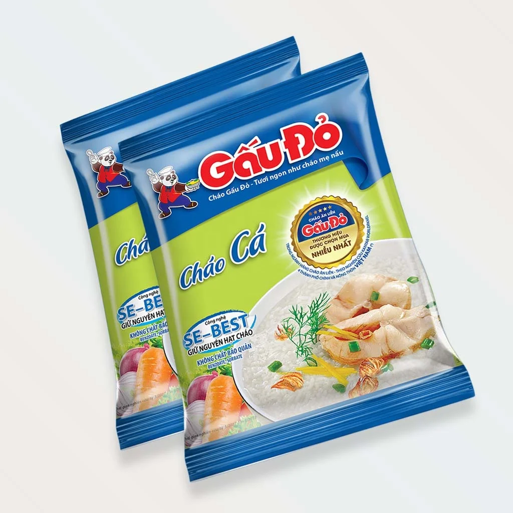  Мгновенная каша с рыбой GAUDO новый вкус супер вкусный и здоровый для домашнего
