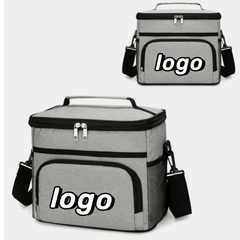 Reusable grocery insulated cooler bag eco-friendly waterproof food thermal lunch bags with outdoor travel oxford picnic bag
