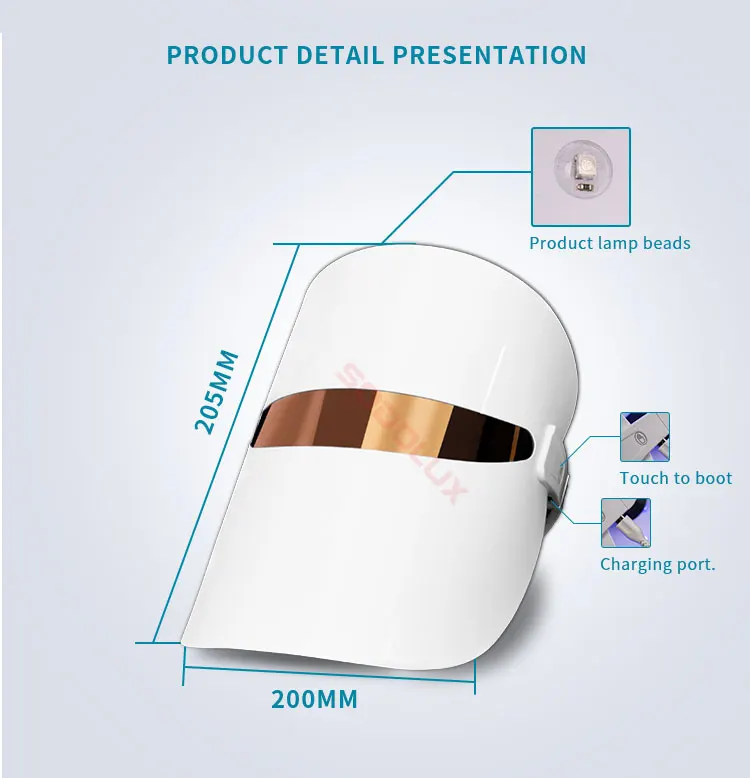 SODOLUX panel device pdt machine led light therapy facial mask beauty device red light therapy