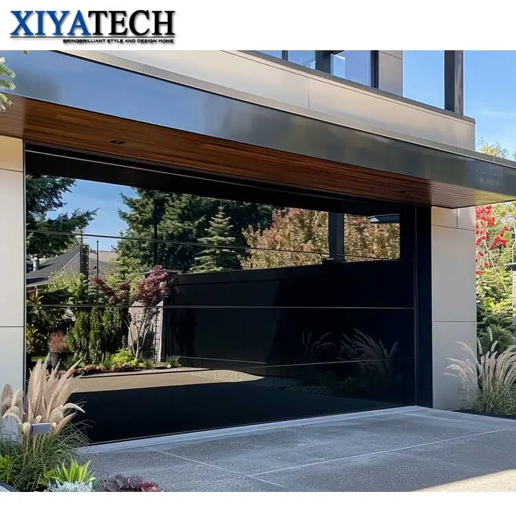 wholesale good price automatic industrial sectional garage door black for house