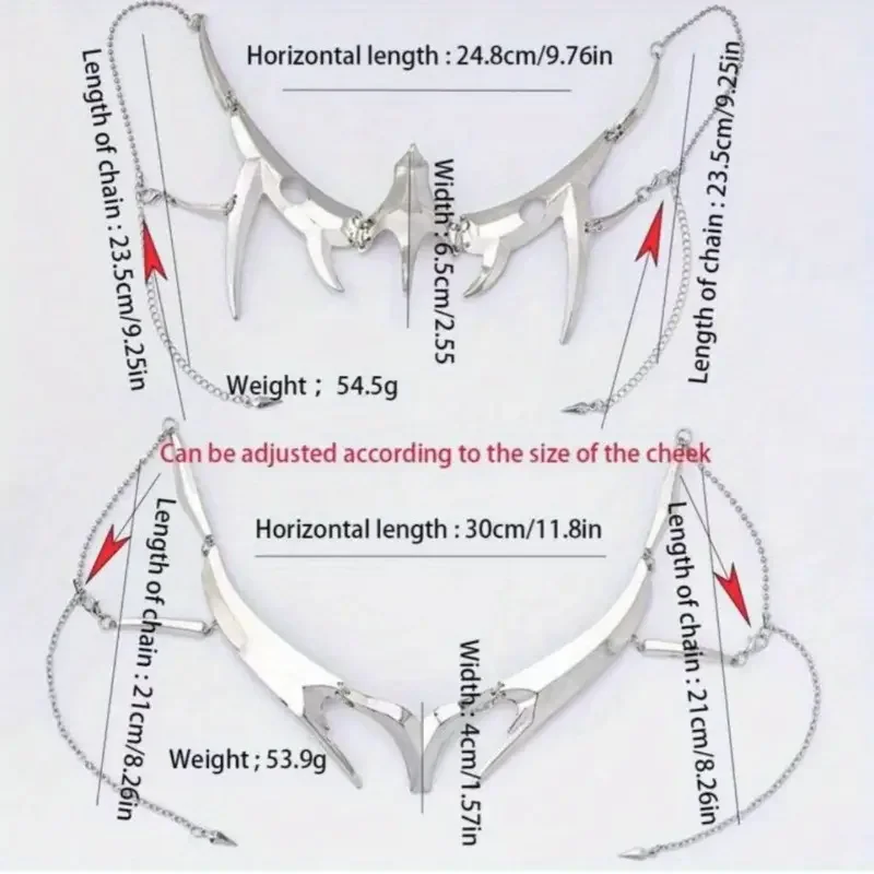 Custom Future trends Cyberpunk Mask Shaped Fluid Mechanical Wind Earrings Lip Ring Resin Printing SLA 3D Printing Service