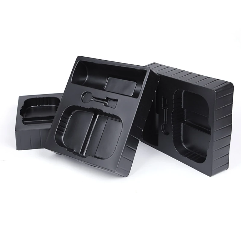 
Custom Logo Cosmetic Blister Packaging Flocking Clamshell Blister Tray Cosmetic Packaging For Lip Balm 