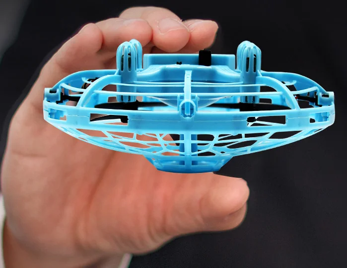 S338 Luminous UFO Ball Rotating Induction Hover Orb Saucer Nova Drone Boomerang Balls Spinner Hand Control Led Flying Ball