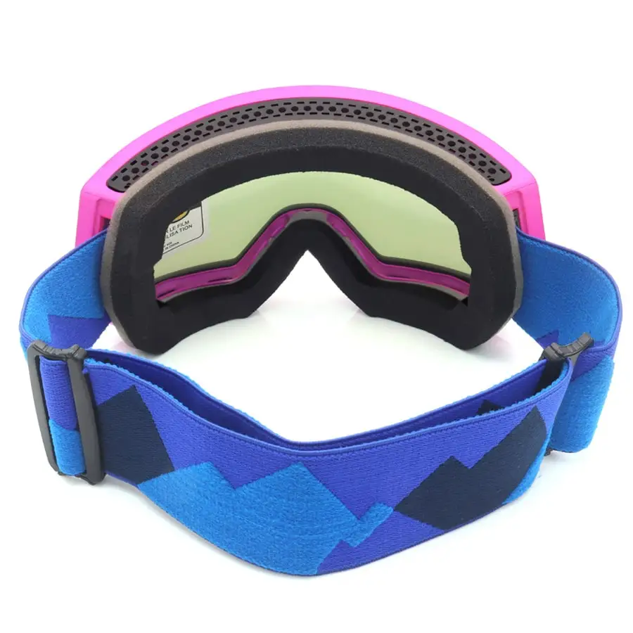 Purple Outdoor Frameless Ski Goggles Anti Scratch Uv Protection Snow Goggles