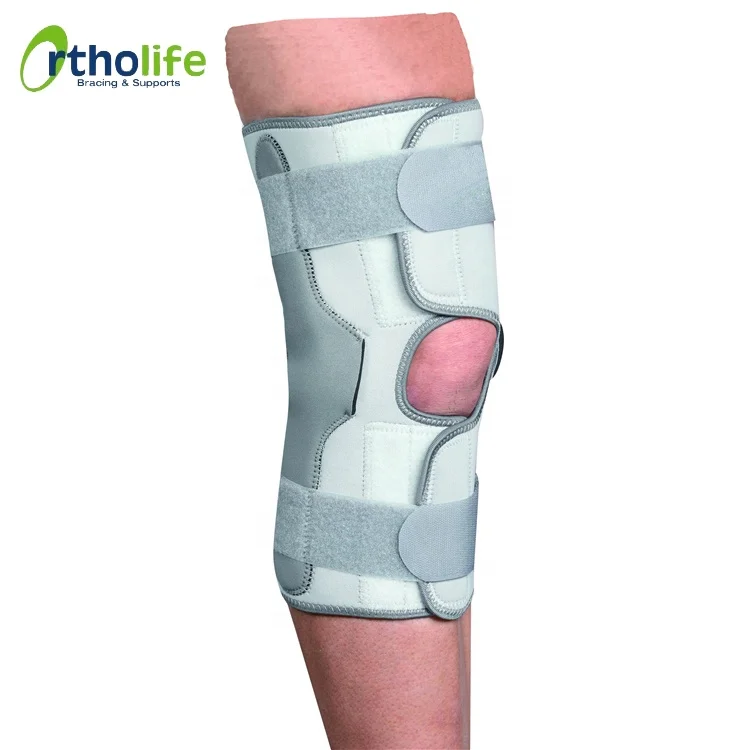 OL-KN058 Athletic Knee Protector around hinged knee support Neoprene Orthopedic knee brace wrap support
