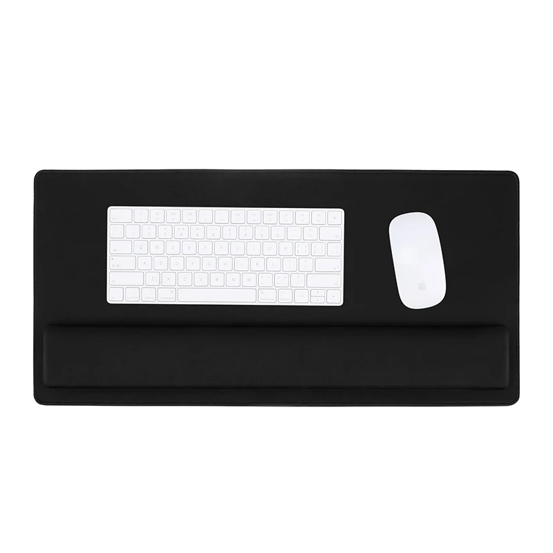 Large Slow Rebound Memory Foam Keyboard Mouse Wrist Rest Keyboard Pad, Ergonomic gaming desk mat with wrist support mouse pads