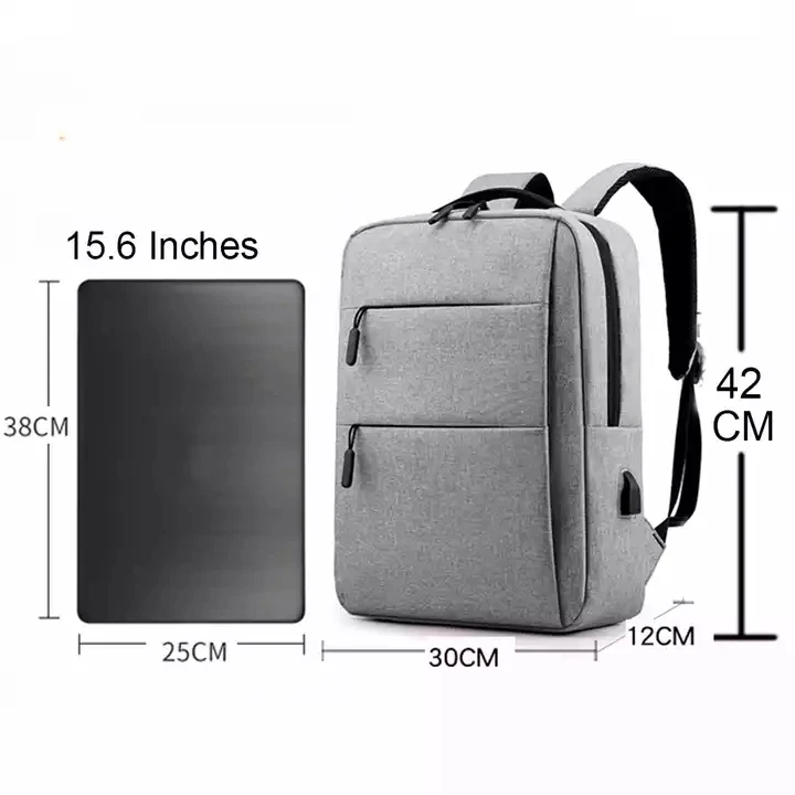Men Woman Travelling Waterproof Usb Recharging 15.6 Inches Backbag Business Laptop Backpack With Usb