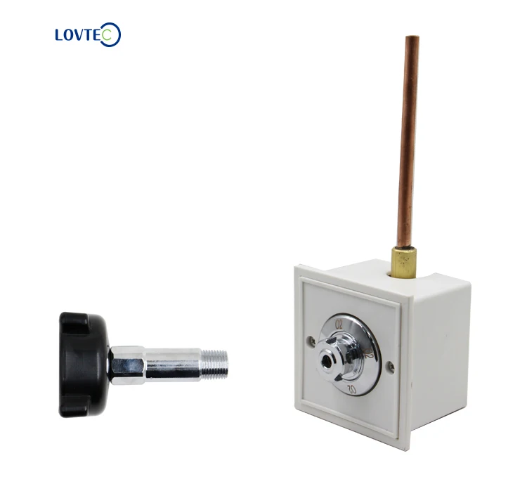 Hot sale wall mounted oxygen medical gas outlets pipe with white plastic box hospital bedhead unit