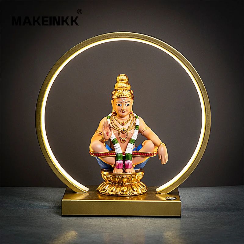 Hindu Gifts Hindu God Mold Polyresin Hindu God Ayyappa Statues