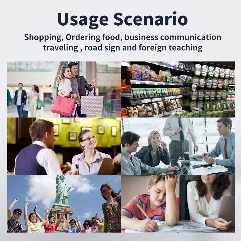 Smart Translator Talking Reading Pen Digital OCR Scanner Pen Language Translator Device with Voice Translator Dictionary Pen