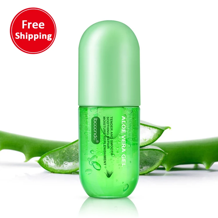 
korean 100% pure de extract 300 organic serum face aloe vera soothing gel for skin lightening 