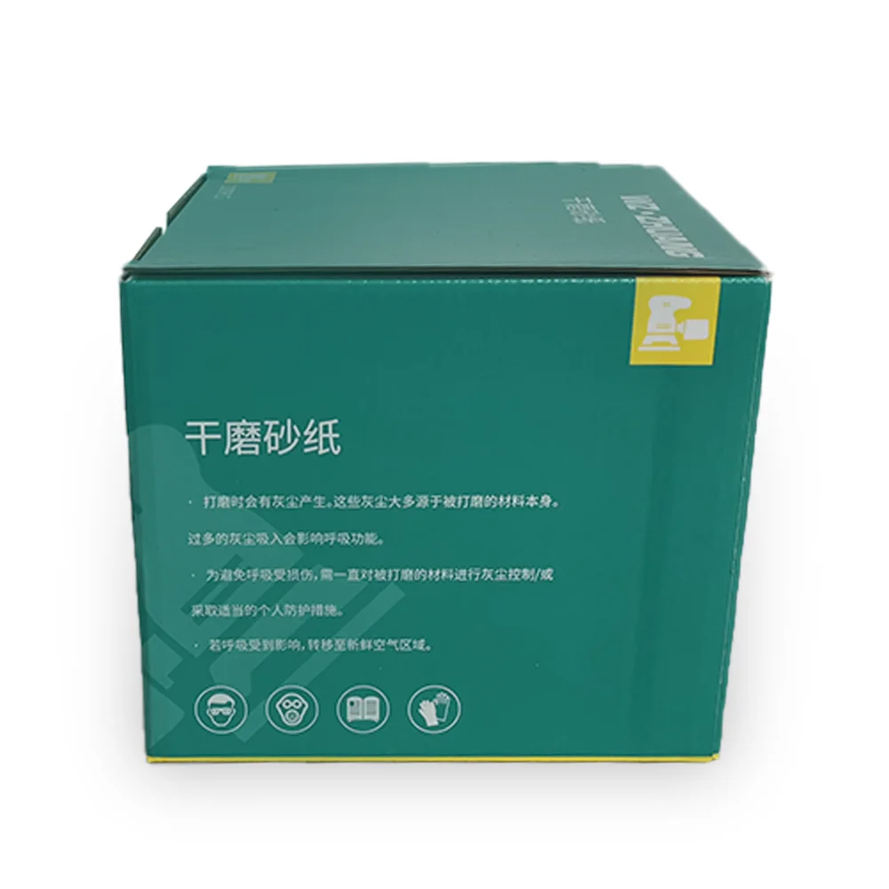 ENOCH 150mm 15 Holes Ceramic Purple 120 Grit Abrasive Sanding Paper