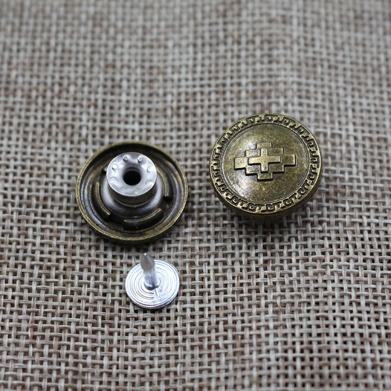 Wholesale Cheap Price high quality fashion design metal jeans button for clothes