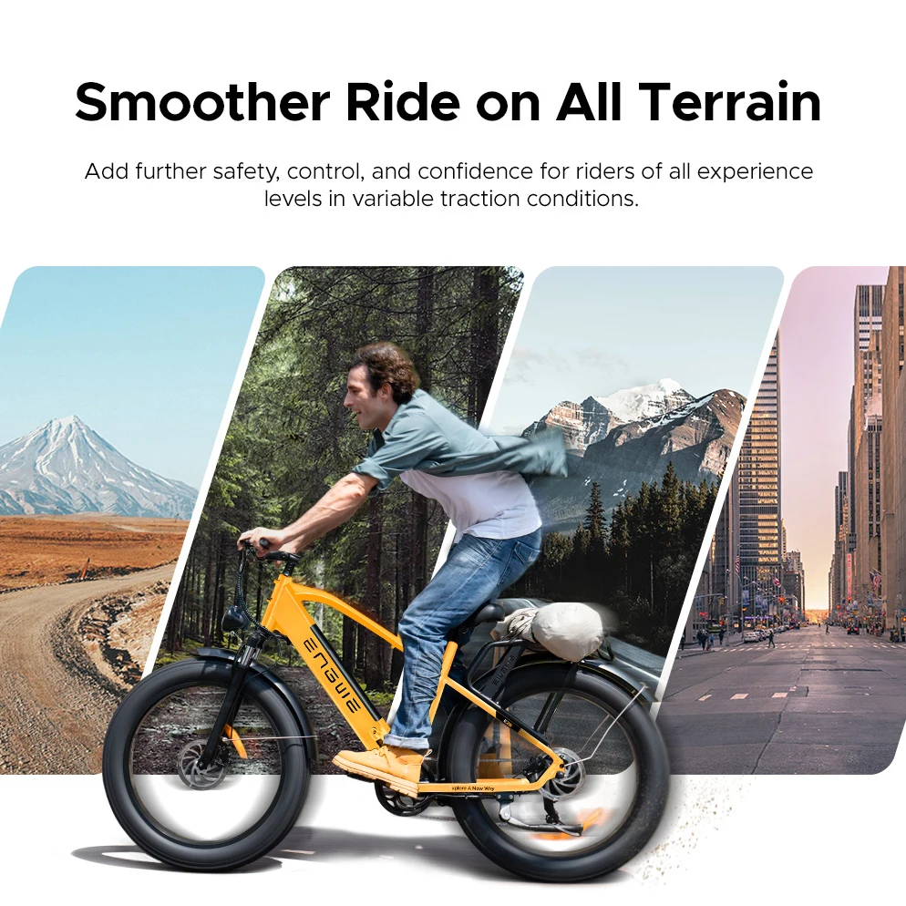 ENGWE E26 ST 250W All Terrain Offroad Ebike Bicycle Step Through Electric Bicycle with 26in Tire for Adults Bike