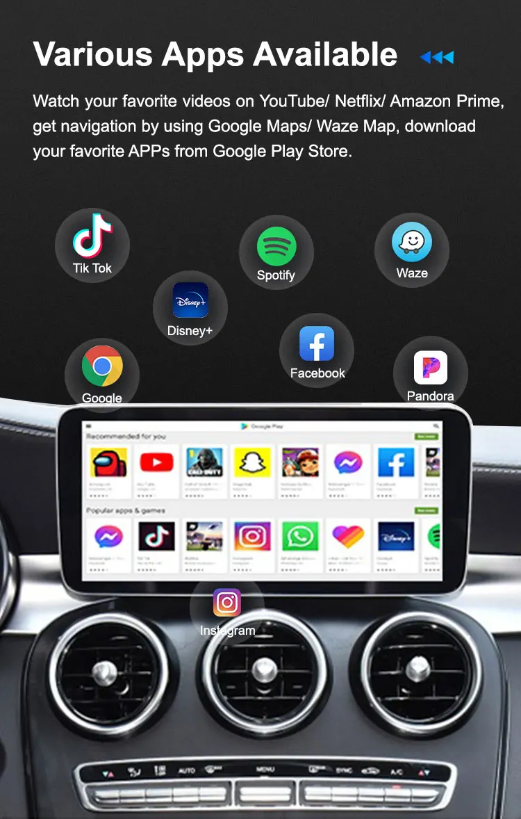 2022 4G LTE USB Android Auto Multimedia Wireless CarPlay Smart Multi Media Steam WiFi Adapter AI Box for Car Apple