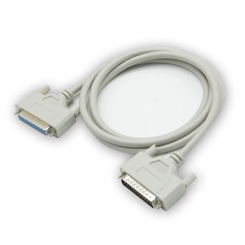 db25 connection cable  male to female DB25 parallel cable for computer, printer, tax controller