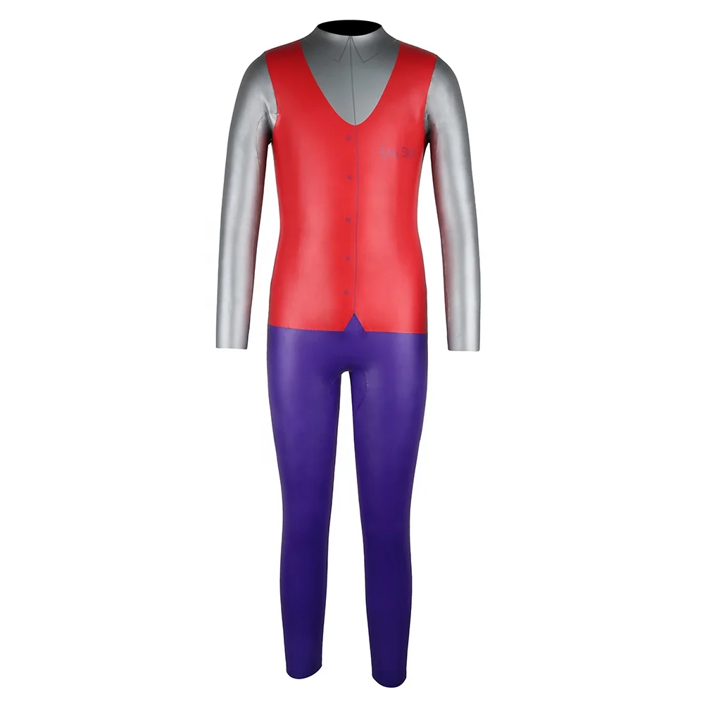 Seaskin 2mm Smooth Skin Warm Neoprene Long Sleeve Wetsuit For Kids Back Zipper Surf