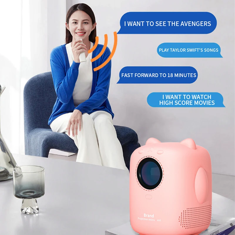 Home Theater New Projector HD 1080p Android 3500 Lumens LCD Mini Projector 4K