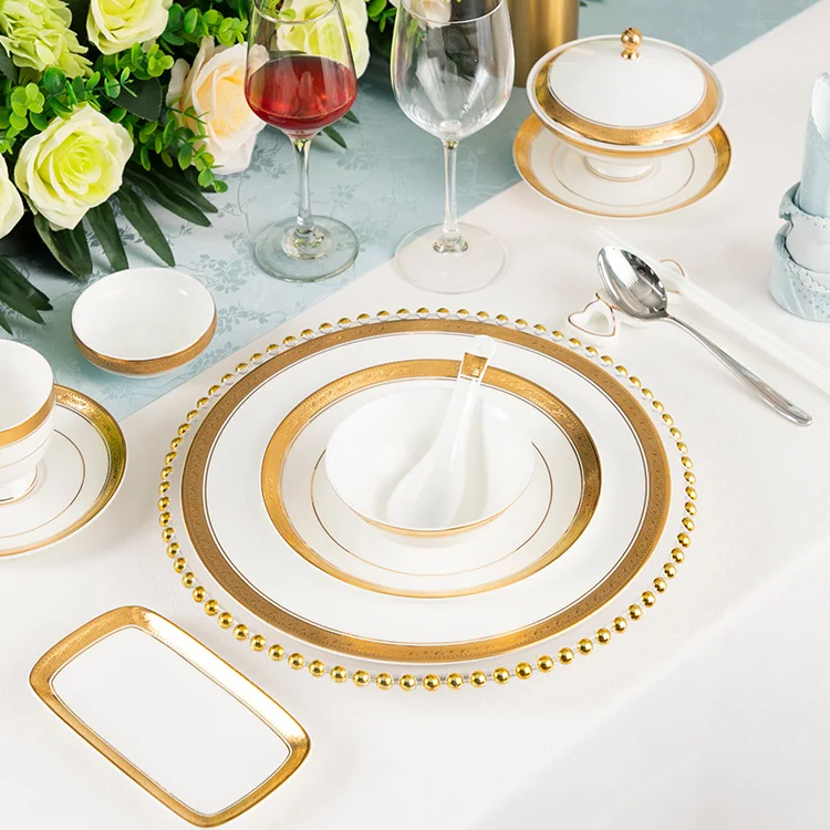 P&T bone china dinner sets dinnerware manufacturers vajilla porcelana china ceramic dinner plates dinnerware set dishes luxury