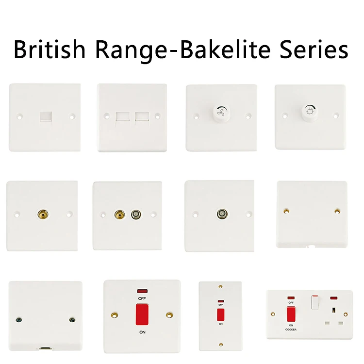 Wenzhou Manufacturer Kitchen 45A Rice Cooker Switch Socket With 13A Sockets And Switches