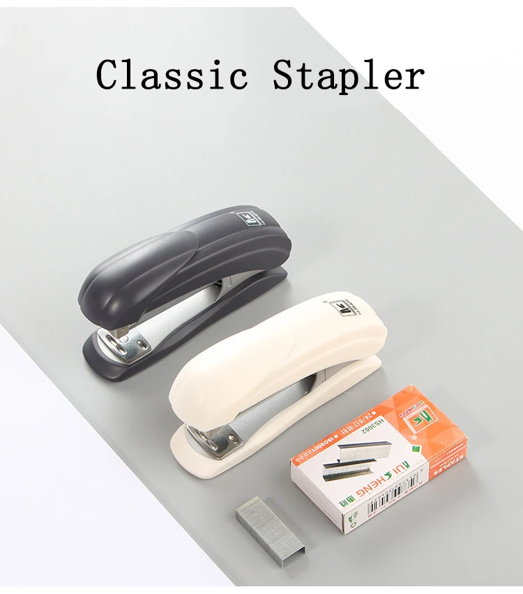 wholesale China factory direct sale small stapler custom staplers effortless office home school use 24/6 stapler