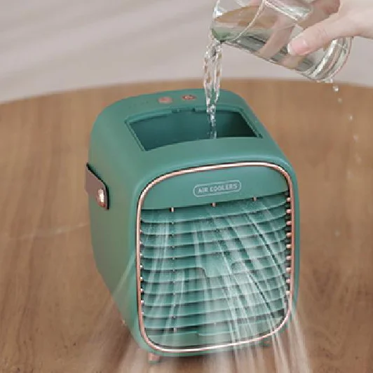 2022 Hot Selling Supplier Wholesale Air Cooler For Office Home Desktop Fan Mist Spray Humidifying Portable Usb Water Cooling Fan
