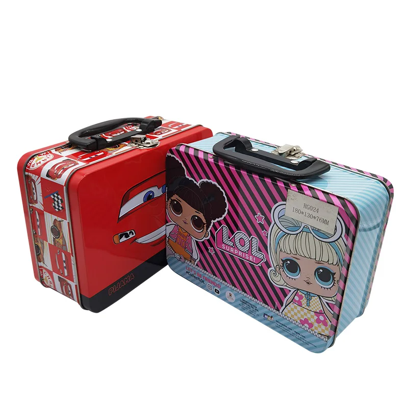 
Christmas Square Gift Tin Box Wholesale Square Tea Container Candy Gift Box Packaging High Quality Tin Box 