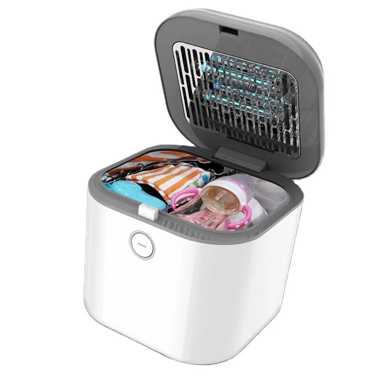 China wholesale mini cabinet bottle fashion small round design book food uv c portable first years sterilizer