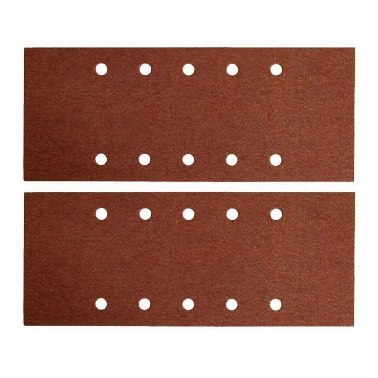 244040 EXTOL 10 holes 115X280MM P40 10pcs abrasive sanding paper for grinding