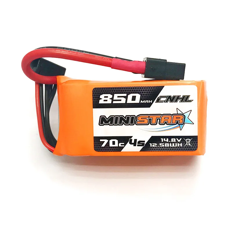 CNHL ministar 850mah 14.8v 4s 70c lipo battery with xt60 plug  For FPV Drone Helicopter