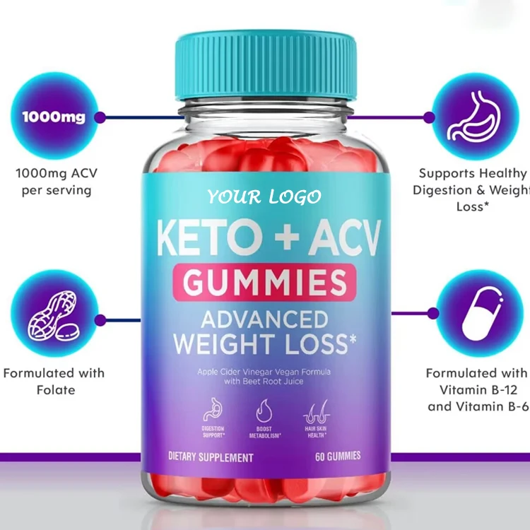 OEM Private Label Custom Flavor Weight Loss Keto Gummies Ketogenic Mct Energy Gummies