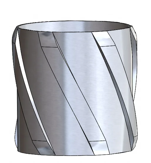 API 5CT Spiral Casing Centralizers Integral Plastic Casing Centralizer For Casing Drill Pipe Oil Pipe