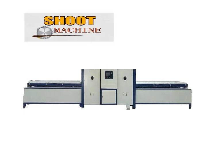 Shoot Brand Auto PVC Film Vacuum Membrane Pressing Machine with PLC Control, SHPCL2513A