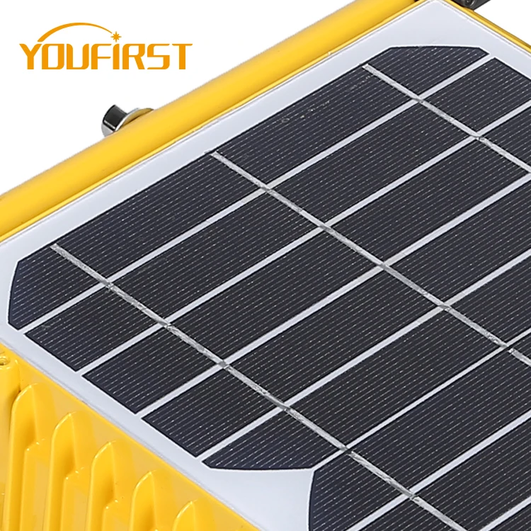 Hot Selling High Lumens Outdoor Waterproof Ip65 Black Yellow 100w Solar Charging Led Flood Light