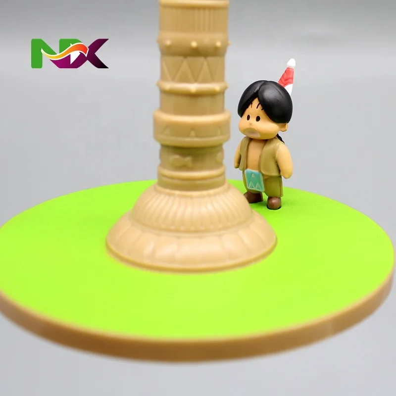 35cm Anime Dragoned Ball Kalinda Action Figure PVC Ornament Doll Goku Upa Karin Tower Scene Figurine Collection Model Toys