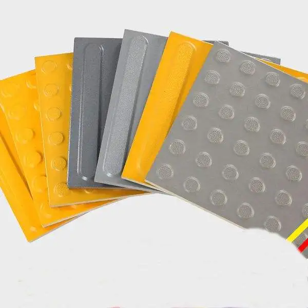 Chinese factory mass production of mildew resistant tactile warning tiles suitable for highway anti-skid effect is good