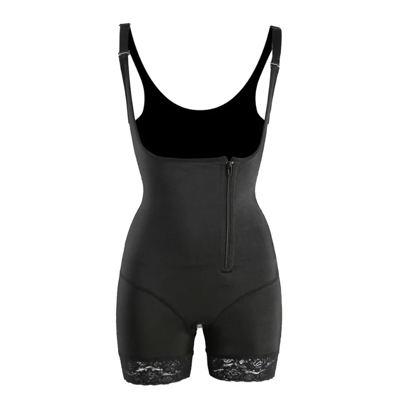 Plus Size Ventre Polyester Abdomen-flat Shapewear Underbust Waist Trainer Corset One Piece Shaper Lace Shapewear