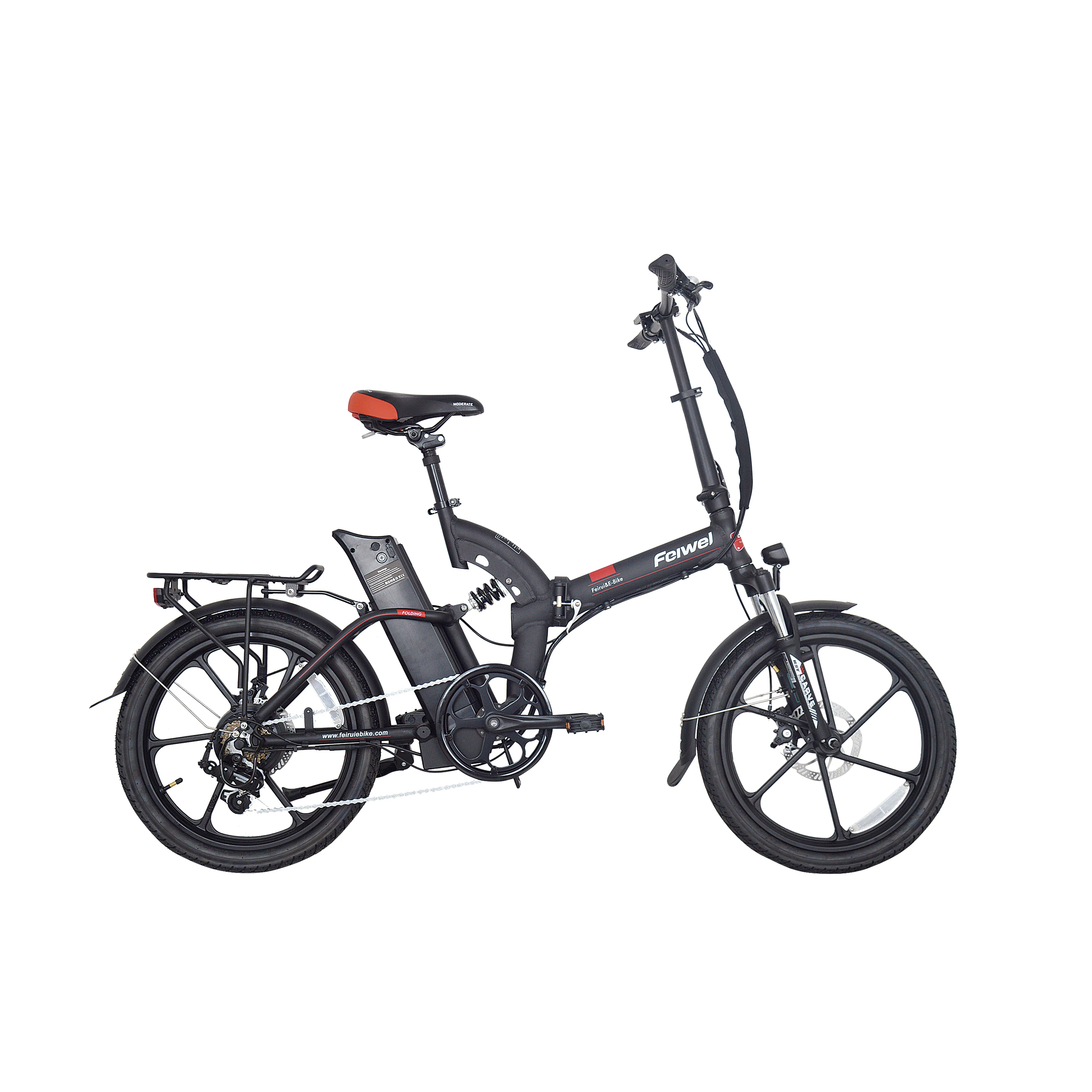 Professional Made full suspension frame Electric Bike/ Popular folding electric bicycle/ hot sale full suspension folding e bike