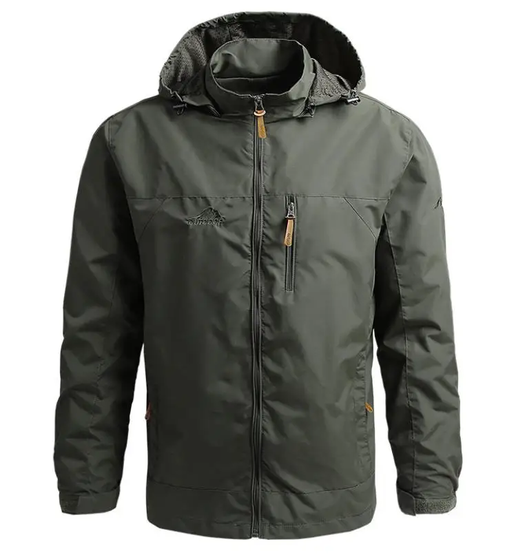 
man wind repellent custom fleece jacket 